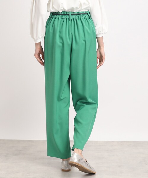 DRESKIP（ドレスキップ）の「◆【ゆるっと楽してキレイ見え】ゆるタックテーパードパンツ（その他パンツ・レディース・グリーン/オフホワイト/グレー系その他・02/03/04）」の19枚目の写真