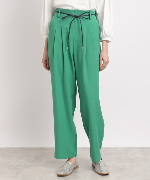 DRESKIP（ドレスキップ）の「◆【ゆるっと楽してキレイ見え】ゆるタックテーパードパンツ（その他パンツ・レディース・グリーン/オフホワイト/グレー系その他・02/03/04）」の20枚目の写真