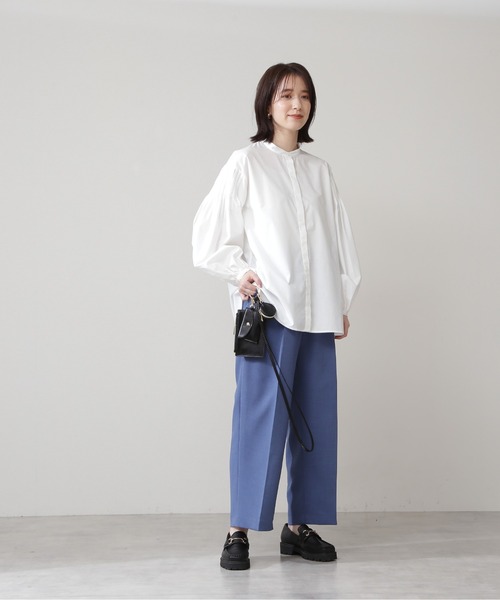 N.（N. Natural Beauty Basic）（エヌエヌナチュラルビューティーベーシック）の「【S Size Line】◆ジプシーサップパンツⅡ（スラックス・レディース・ベージュ/ブルー/ネイビー/レッド・SMALL/MEDIUM）」の11枚目の写真