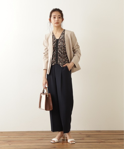 N.（N. Natural Beauty Basic）（エヌエヌナチュラルビューティーベーシック）の「【S Size Line】◆ジプシーサップパンツⅡ（スラックス・レディース・ベージュ/ブルー/ネイビー/レッド・SMALL/MEDIUM）」の16枚目の写真