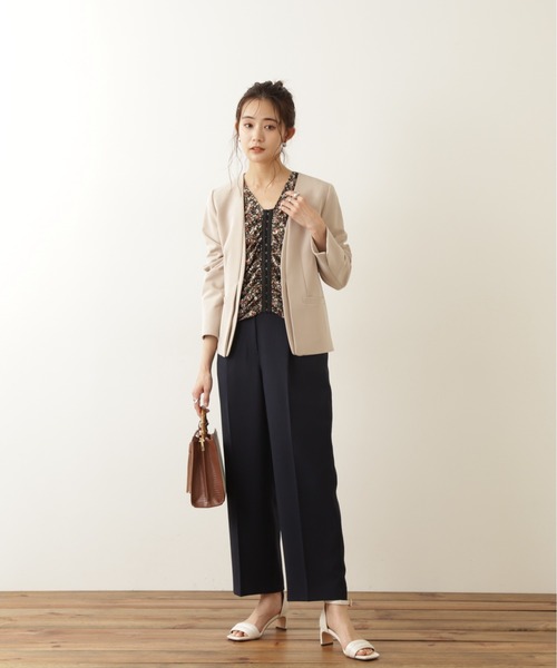 N.（N. Natural Beauty Basic）（エヌエヌナチュラルビューティーベーシック）の「【S Size Line】◆ジプシーサップパンツⅡ（スラックス・レディース・ベージュ/ブルー/ネイビー/レッド・SMALL/MEDIUM）」の18枚目の写真