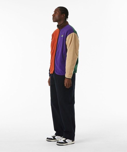 HUF（ハフ）の「NEW DAY COLOR BLOCK TECH FLEECE / HUF フリース（ブルゾン・メンズ・グリーン系その他/グレー系その他・SMALL/X-LARGE/MEDIUM/LARGE/XX-LARGE）」の4枚目の写真