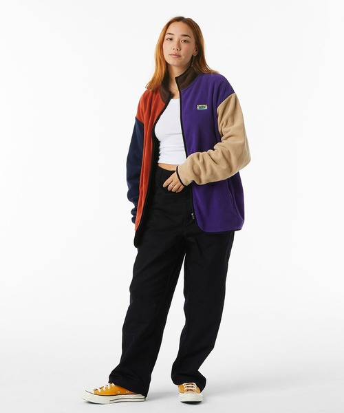 HUF アウター　フリース HUF（ハフ）の「NEW DAY COLOR BLOCK TECH FLEECE / HUF