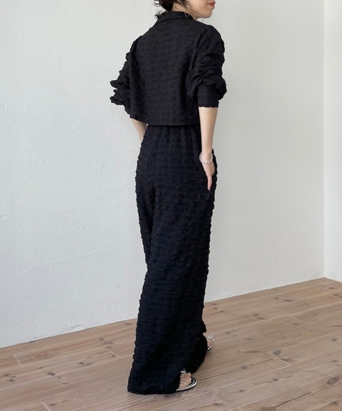 wee9s（ウィークス）の「（ぜひセットで着て欲しい）non non iron short shirt / アイロン不要なクロップドシャツ（シャツ/ブラウス・レディース・ホワイト/スカイブルー/ブラック/ピンク・FREE）」の20枚目の写真