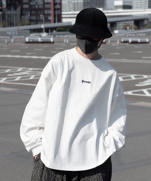 Perushu(ペルーシュ)の「ユーズドライクアソートロンT(Tシャツ/カットソー・メンズ・オフホワイト/杢グレー/ダークグレー/アッシュブラウン/ブラック/ライトイエロー・LARGE/MEDIUM)」の13枚目の写真