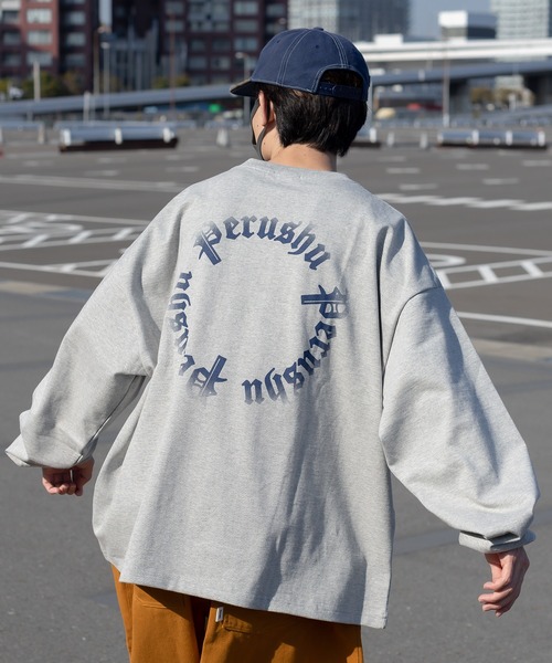 Perushu(ペルーシュ)の「ユーズドライクアソートロンT(Tシャツ/カットソー・メンズ・オフホワイト/杢グレー/ダークグレー/アッシュブラウン/ブラック/ライトイエロー・LARGE/MEDIUM)」の8枚目の写真