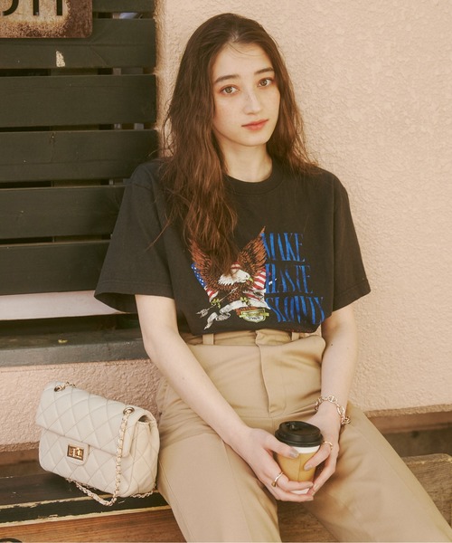 ANGIE（アンジー）の「キルティングチェーンバッグ（ショルダーバッグ・レディース・ブラック/ベージュ/ホワイト/シルバー/ダークベージュ/レッド/ブラウン・FREE）」の11枚目の写真