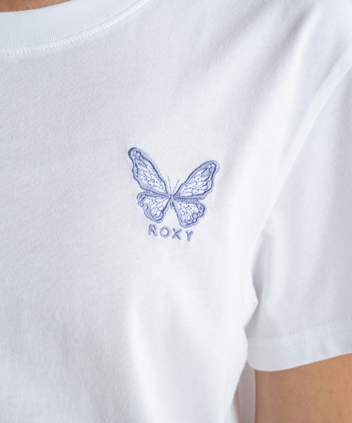 ROXY（ロキシー）の「MOONLIGHT/ロキシー半袖Tシャツ（Tシャツ/カットソー・レディース・ブラウン/パープル/ホワイト/ブラック・SMALL/MEDIUM/LARGE）」の8枚目の写真