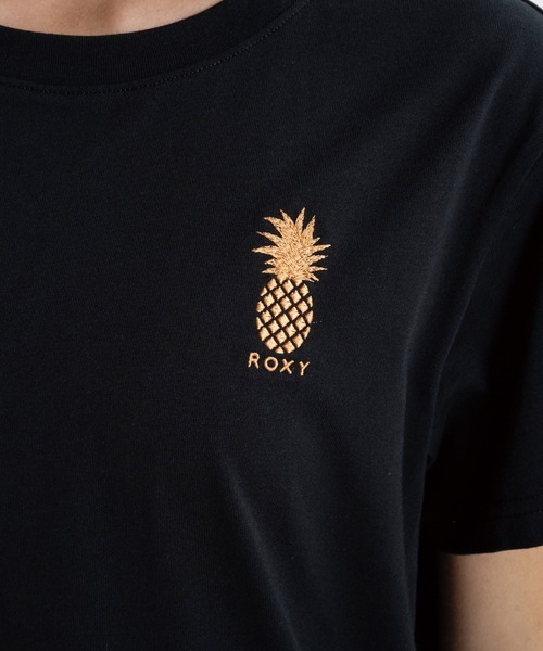 ROXY（ロキシー）の「MOONLIGHT/ロキシー半袖Tシャツ（Tシャツ/カットソー・レディース・ブラウン/パープル/ホワイト/ブラック・SMALL/MEDIUM/LARGE）」の7枚目の写真