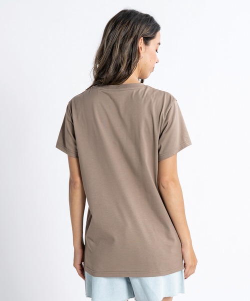 ROXY（ロキシー）の「MOONLIGHT/ロキシー半袖Tシャツ（Tシャツ/カットソー・レディース・ブラウン/パープル/ホワイト/ブラック・SMALL/MEDIUM/LARGE）」の6枚目の写真