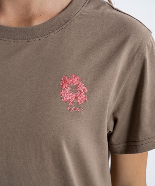 ROXY（ロキシー）の「MOONLIGHT/ロキシー半袖Tシャツ（Tシャツ/カットソー・レディース・ブラウン/パープル/ホワイト/ブラック・SMALL/MEDIUM/LARGE）」の10枚目の写真