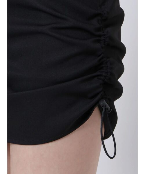 EMODA（エモダ）の「ドローストリングミニスカート（スカート・レディース・グリーン/ブラック/グレー・SMALL/MEDIUM）」の17枚目の写真
