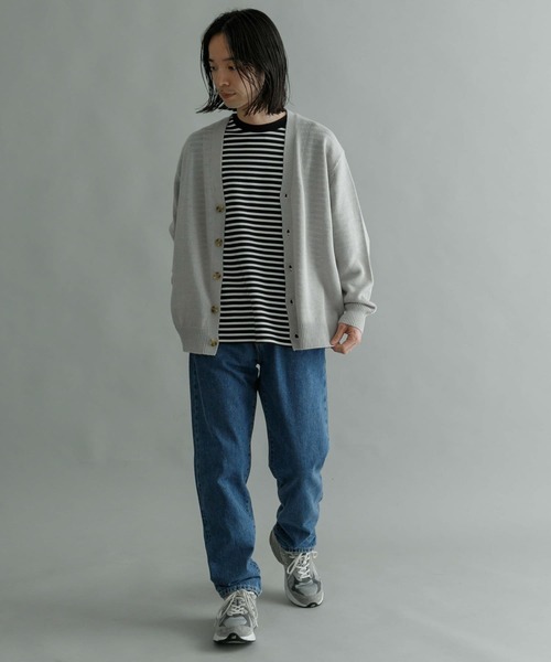 URBAN RESEARCH(アーバンリサーチ)の「WASHABLEラミーソロカーディガン(カーディガン/ボレロ・メンズ・グリーン系その他/ブルー系その他/チャコールグレー/ライトグレー・MEDIUM/LARGE)」の10枚目の写真