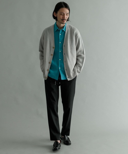 URBAN RESEARCH(アーバンリサーチ)の「WASHABLEラミーソロカーディガン(カーディガン/ボレロ・メンズ・グリーン系その他/ブルー系その他/チャコールグレー/ライトグレー・MEDIUM/LARGE)」の12枚目の写真