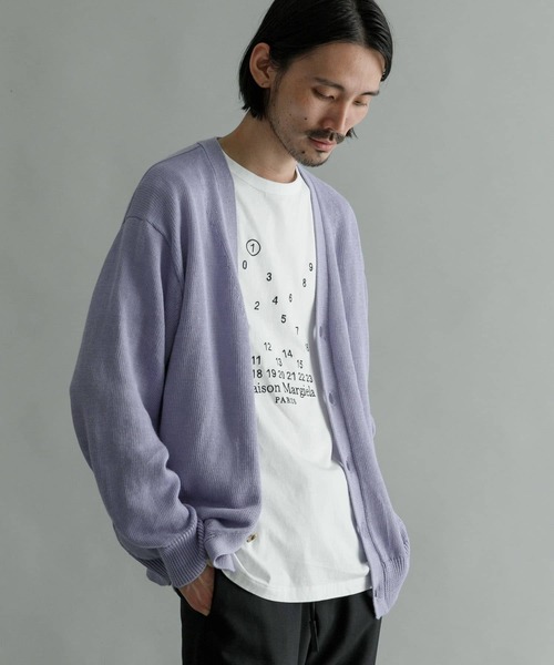 URBAN RESEARCH(アーバンリサーチ)の「WASHABLEラミーソロカーディガン(カーディガン/ボレロ・メンズ・グリーン系その他/ブルー系その他/チャコールグレー/ライトグレー・MEDIUM/LARGE)」の6枚目の写真