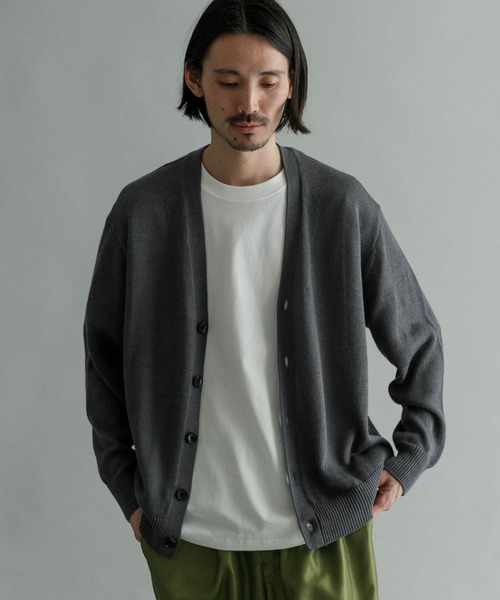 URBAN RESEARCH(アーバンリサーチ)の「WASHABLEラミーソロカーディガン(カーディガン/ボレロ・メンズ・グリーン系その他/ブルー系その他/チャコールグレー/ライトグレー・MEDIUM/LARGE)」の16枚目の写真