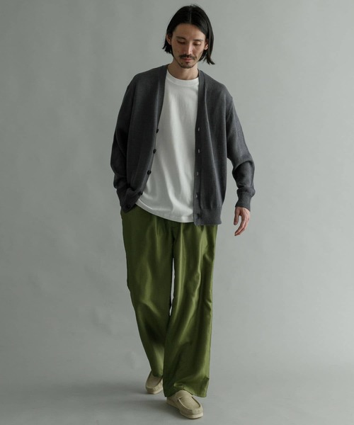 URBAN RESEARCH(アーバンリサーチ)の「WASHABLEラミーソロカーディガン(カーディガン/ボレロ・メンズ・グリーン系その他/ブルー系その他/チャコールグレー/ライトグレー・MEDIUM/LARGE)」の17枚目の写真