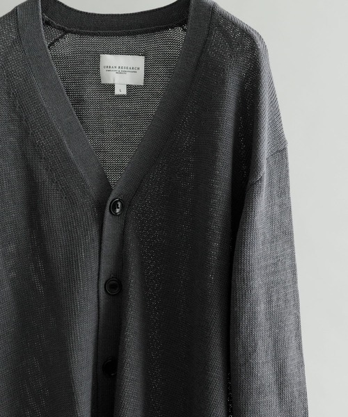 URBAN RESEARCH(アーバンリサーチ)の「WASHABLEラミーソロカーディガン(カーディガン/ボレロ・メンズ・グリーン系その他/ブルー系その他/チャコールグレー/ライトグレー・MEDIUM/LARGE)」の19枚目の写真