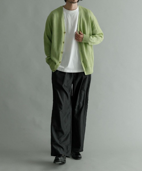 URBAN RESEARCH(アーバンリサーチ)の「WASHABLEラミーソロカーディガン(カーディガン/ボレロ・メンズ・グリーン系その他/ブルー系その他/チャコールグレー/ライトグレー・MEDIUM/LARGE)」の20枚目の写真