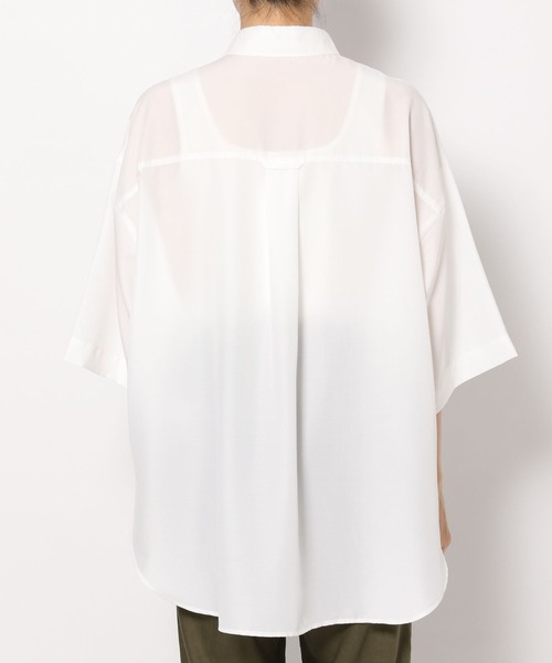LEPSIM(レプシィム)の「アソートBIG5分袖シャツ 177294(Tシャツ/カットソー・レディース・オレンジ/オフホワイト/ブルー系その他/ピンク系その他2/イエロー系その他/カーキ・FREE)」の21枚目の写真