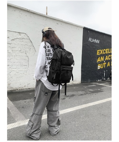 mushwear（マッシュウェア）の「防水大容量リュック（バックパック/リュック・メンズ・ブラック・FREE）」の9枚目の写真