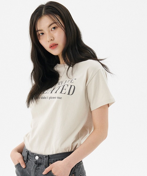 coca(coca)(コカ)の「ロゴプリントTシャツ(Tシャツ/カットソー・レディース・C/D/A/B・S/M/L)」の3枚目の写真