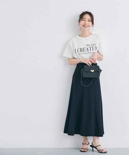 coca(coca)(コカ)の「ロゴプリントTシャツ(Tシャツ/カットソー・レディース・C/D/A/B・S/M/L)」の5枚目の写真