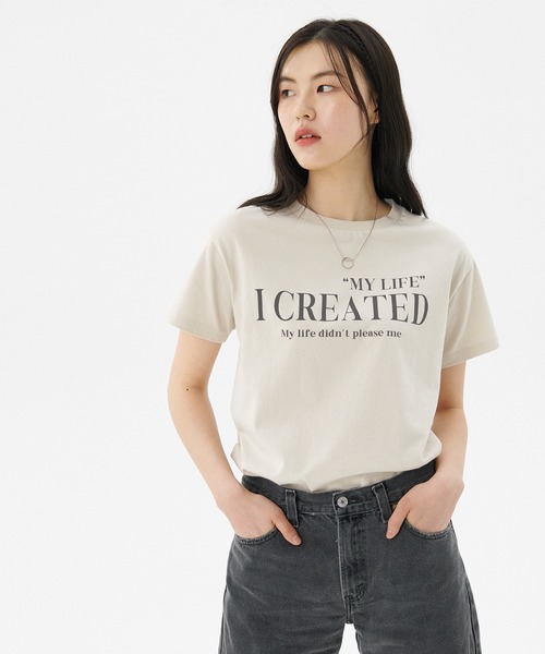 coca(coca)(コカ)の「ロゴプリントTシャツ(Tシャツ/カットソー・レディース・C/D/A/B・S/M/L)」の8枚目の写真