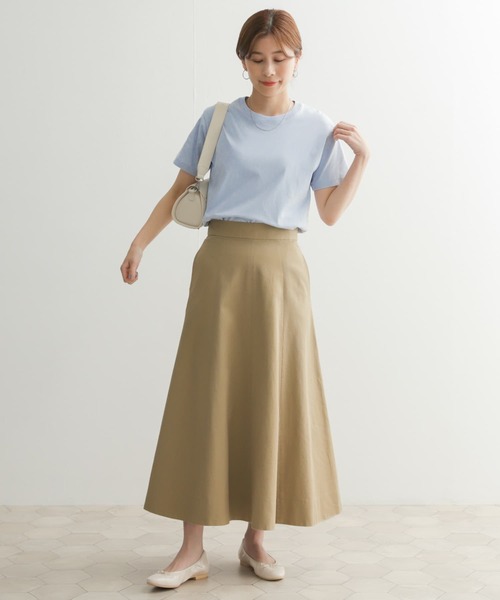 URBAN RESEARCH DOORS(アーバンリサーチドアーズ)の「インドオーガニックBASICTシャツ(Tシャツ/カットソー・レディース・ブルー/ネイビー/ライトグレー/ホワイト・MEDIUM)」の9枚目の写真