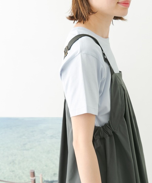 URBAN RESEARCH DOORS(アーバンリサーチドアーズ)の「インドオーガニックBASICTシャツ(Tシャツ/カットソー・レディース・ブルー/ネイビー/ライトグレー/ホワイト・MEDIUM)」の13枚目の写真