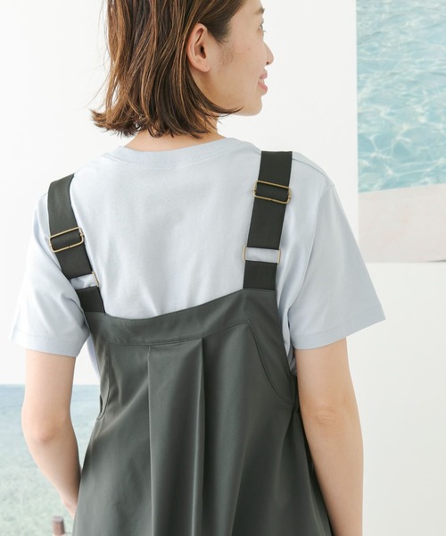 URBAN RESEARCH DOORS(アーバンリサーチドアーズ)の「インドオーガニックBASICTシャツ(Tシャツ/カットソー・レディース・ブルー/ネイビー/ライトグレー/ホワイト・MEDIUM)」の14枚目の写真