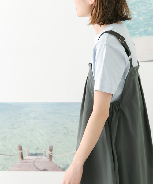 URBAN RESEARCH DOORS(アーバンリサーチドアーズ)の「インドオーガニックBASICTシャツ(Tシャツ/カットソー・レディース・ブルー/ネイビー/ライトグレー/ホワイト・MEDIUM)」の15枚目の写真