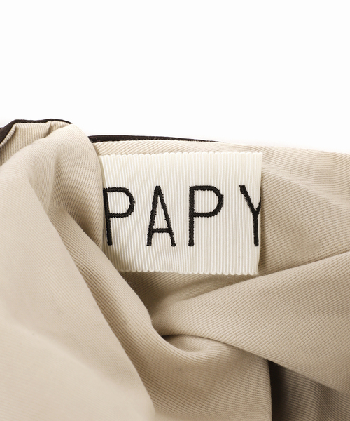 VERMEIL par iena(ヴェルメイユパーイエナ)の「【PAPYRUS/パピルス】candy wrapper pillow bag(ブラウン)(ハンドバッグ・レディース・ブラウン・FREE)」の12枚目の写真