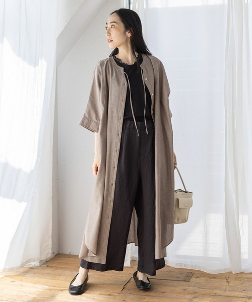 studio CLIP（スタディオクリップ）の「ポケ付ワンマイルショルダーバッグ（ショルダーバッグ・レディース・ブラウン/ラベンダー/アイボリー/ブラック・FREE）」の13枚目の写真