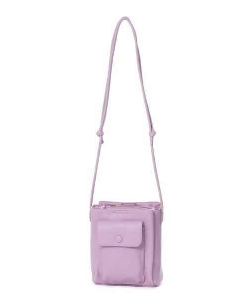 studio CLIP（スタディオクリップ）の「ポケ付ワンマイルショルダーバッグ（ショルダーバッグ・レディース・ブラウン/ラベンダー/アイボリー/ブラック・FREE）」の15枚目の写真