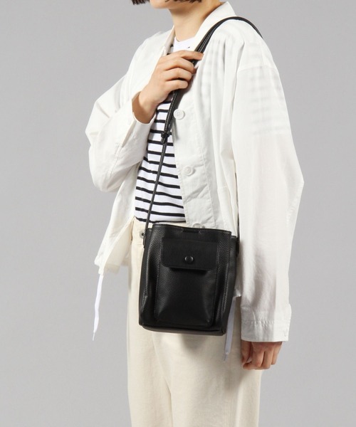 studio CLIP（スタディオクリップ）の「ポケ付ワンマイルショルダーバッグ（ショルダーバッグ・レディース・ブラウン/ラベンダー/アイボリー/ブラック・FREE）」の16枚目の写真