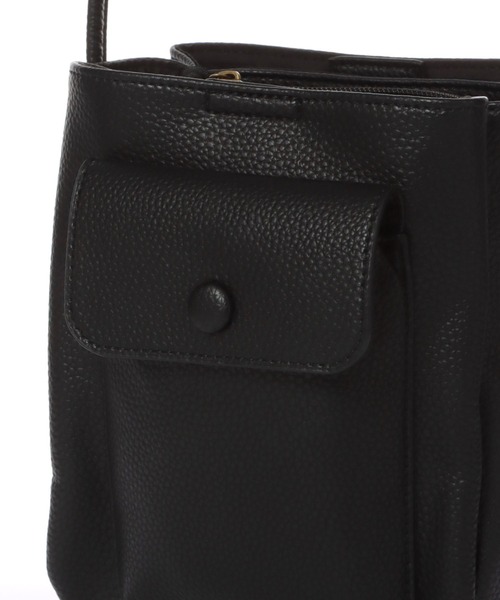 studio CLIP（スタディオクリップ）の「ポケ付ワンマイルショルダーバッグ（ショルダーバッグ・レディース・ブラウン/ラベンダー/アイボリー/ブラック・FREE）」の20枚目の写真