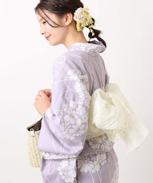 大人の兵児帯、紫陽花柄、おとねおまとめです 楽天市場】兵児帯 大人 しじら織り 麻の葉 花柄 へこ帯 夏 浴衣