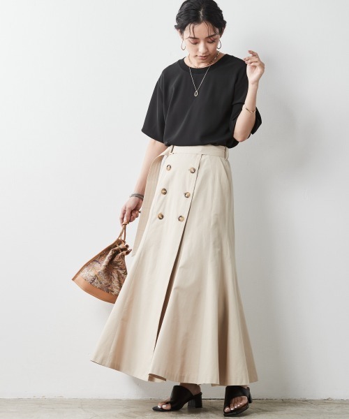 CHIC STYLE（シックスタイル）の「＜大きいサイズ＞リブ衿ブラウス シックスタイル（シャツ/ブラウス・レディース・アイボリー/ブラック・4L/5L/3L/L/LL）」の15枚目の写真