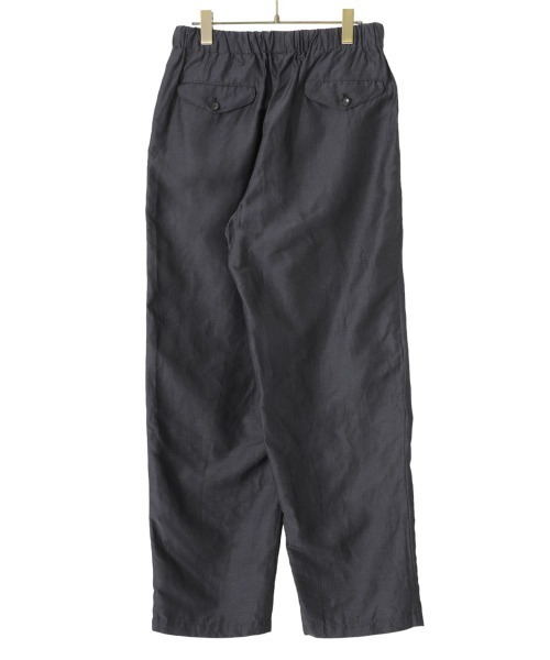 marka（マーカ）の「marka / マーカ：COCOON FIT EASY PANTS - cupro linen nep cloth -：M23A-17PT01C[COR]（その他パンツ・メンズ・チャコール・2/1）」の4枚目の写真