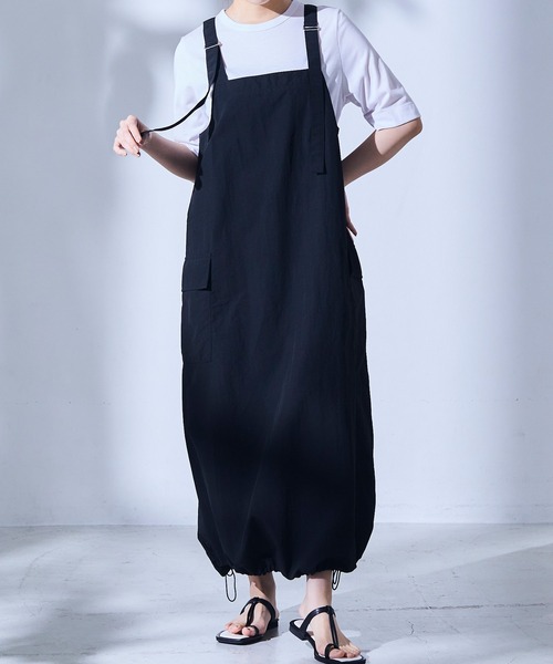 新品未使用　ドロストジャンスカ for/c（フォーシー）の「はっ水裾ドロストナイロンジャンスカ