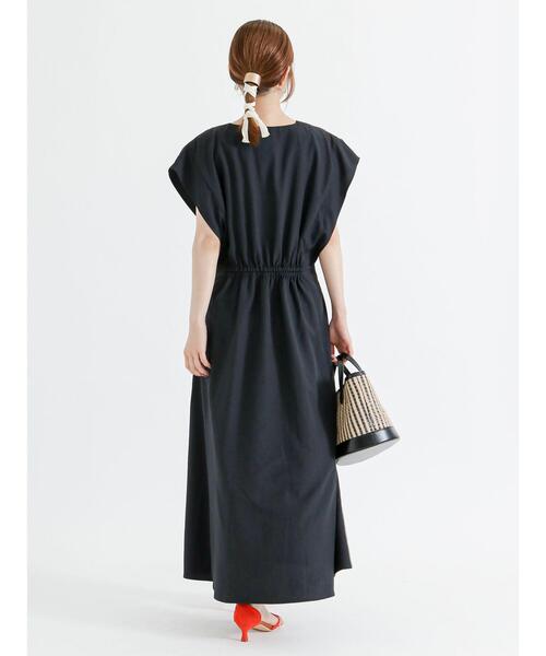 Te chichi(テチチ)の「ギャザー切替ワンピース(ワンピース・レディース・グリーン/ネイビー/ブルー・F)」の7枚目の写真