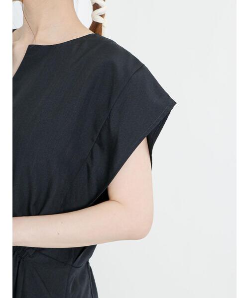 Te chichi(テチチ)の「ギャザー切替ワンピース(ワンピース・レディース・グリーン/ネイビー/ブルー・F)」の10枚目の写真