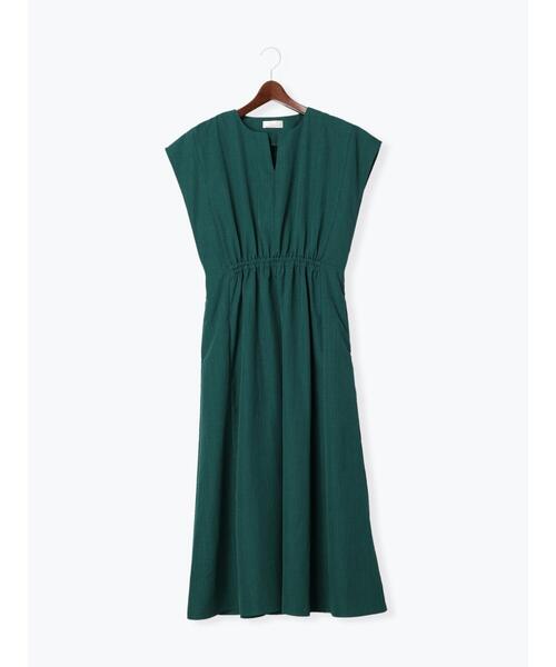 Te chichi(テチチ)の「ギャザー切替ワンピース(ワンピース・レディース・グリーン/ネイビー/ブルー・F)」の19枚目の写真