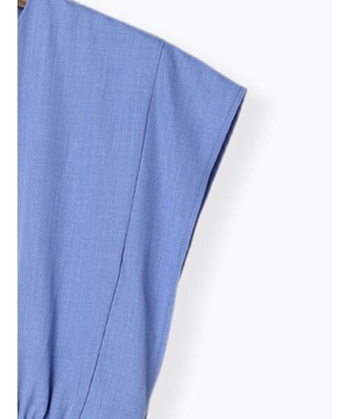 Te chichi(テチチ)の「ギャザー切替ワンピース(ワンピース・レディース・グリーン/ネイビー/ブルー・F)」の14枚目の写真