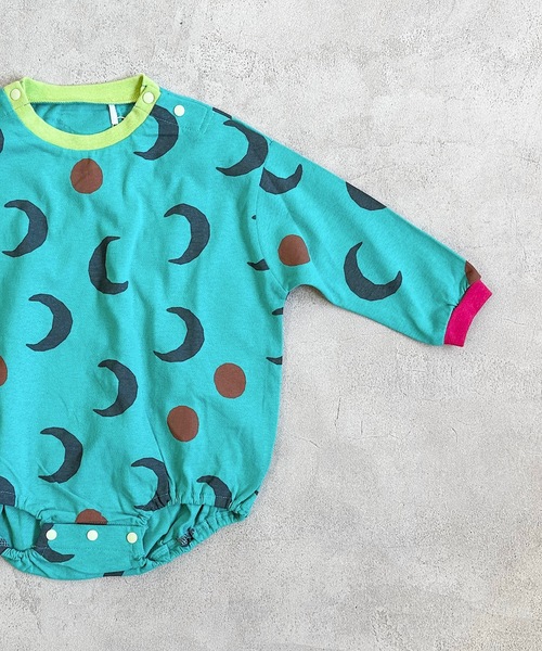 HOGAN RANCH WEAR(ホーガンランチウエア)の「ソウガラナガソデボディシャツ(70~80cm)(ロンパース・キッズ・ベージュ/グリーン/ライトグリーン・70/80)」の7枚目の写真