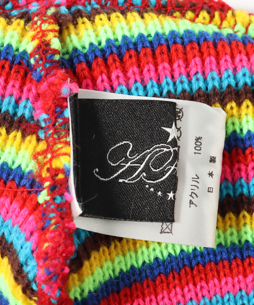 afb ビーニー BORDER KNIT BEANIE