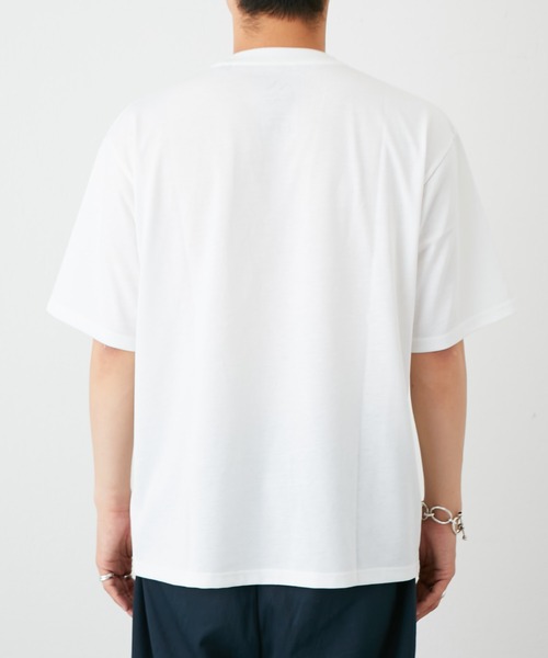 Franklin Climbing（フランクリンクライミング）の「【Franklin Climbing】ブルドッグ＆スケートグラフィックテックショートスリーブTee（Tシャツ/カットソー・メンズ・ホワイト/ブラック・MEDIUM/LARGE）」の7枚目の写真