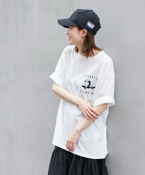Franklin Climbing（フランクリンクライミング）の「【Franklin Climbing】ブルドッグ＆スケートグラフィックテックショートスリーブTee（Tシャツ/カットソー・メンズ・ホワイト/ブラック・MEDIUM/LARGE）」の18枚目の写真