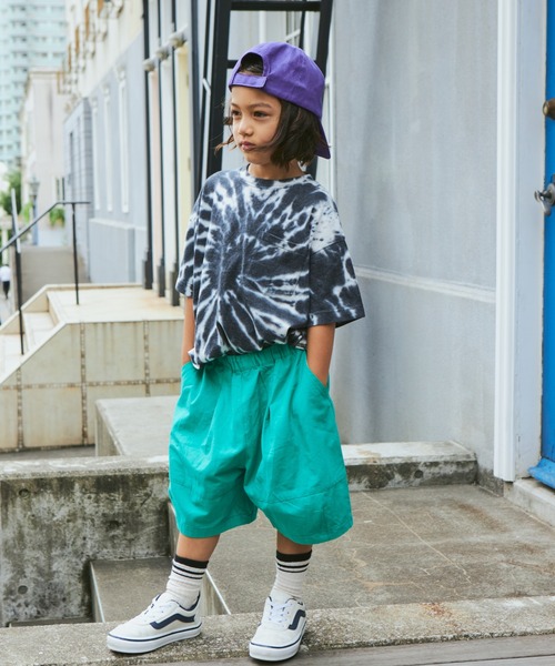 PAIRMANON STREET(ペアマノンストリート)の「【PAIRMANON STREET】バルーンシルエットツイルショートパンツ(その他パンツ・キッズ・ベージュ/イエロー/ブラック/グリーン・130/110/90/140/120/150/100)」の10枚目の写真